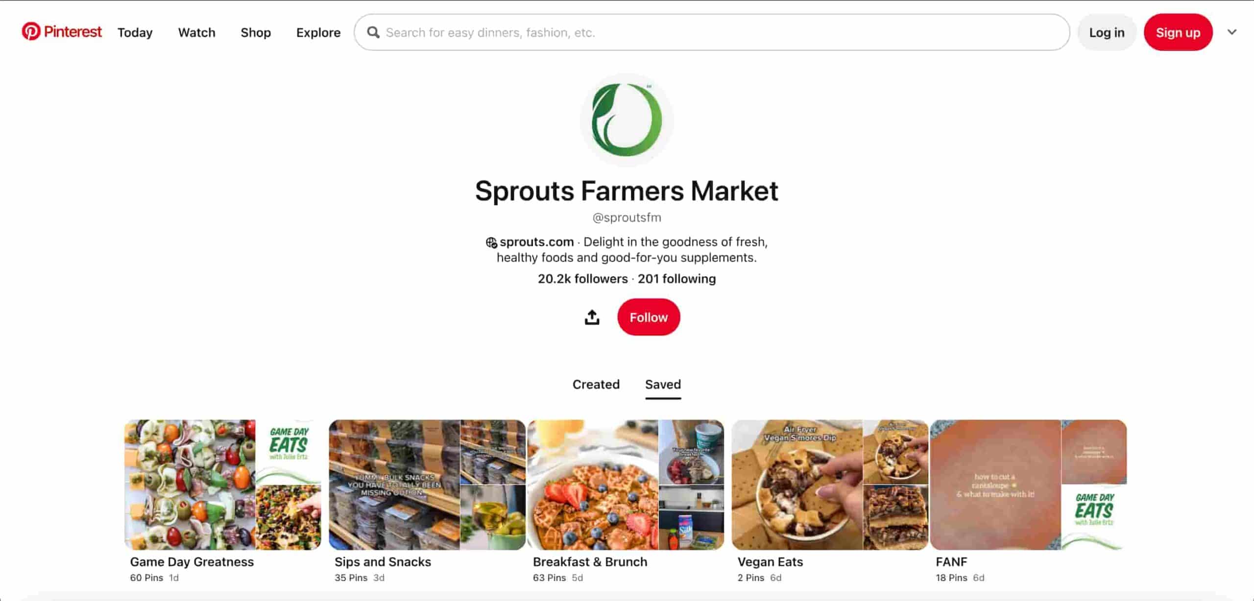 Sprout farmers market pintrest