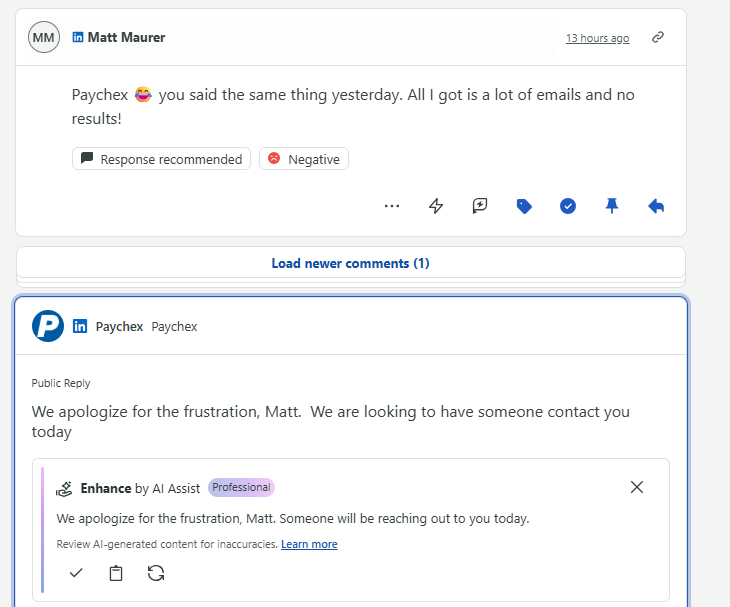 How Paychex uses Enhance by AI Assist